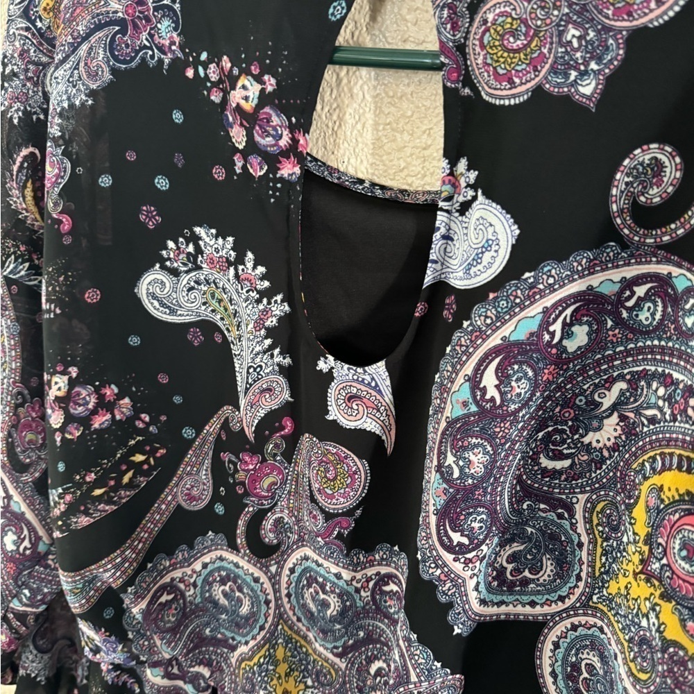 Express Women's Paisley Short Casual Dress - Picture 6 of 7